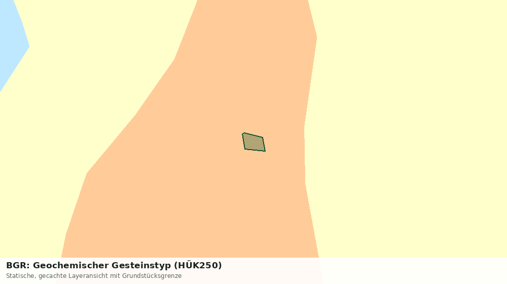 Statische Kartenansicht: BGR: Geochemischer Gesteinstyp (HÜK250)