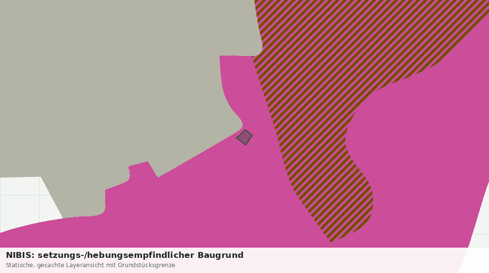 Statische Kartenansicht: NIBIS: setzungs-/hebungsempfindlicher Baugrund