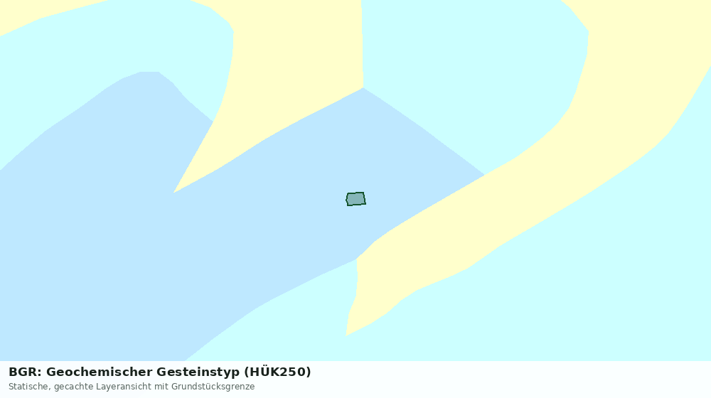 Statische Kartenansicht: BGR: Geochemischer Gesteinstyp (HÜK250)