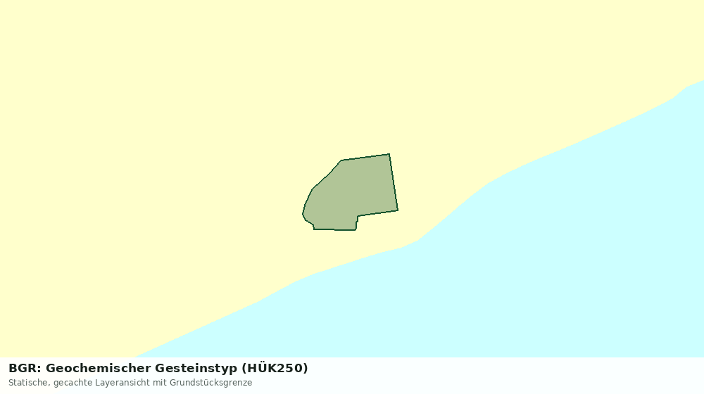 Statische Kartenansicht: BGR: Geochemischer Gesteinstyp (HÜK250)