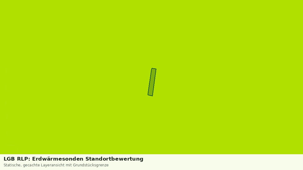 Statische Kartenansicht: LGB RLP: Erdwärmesonden Standortbewertung