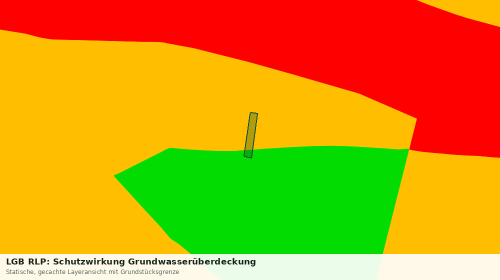 Statische Kartenansicht: LGB RLP: Schutzwirkung Grundwasserüberdeckung