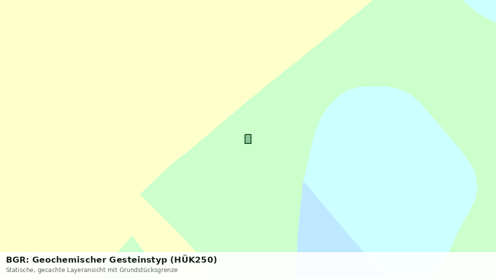 Statische Kartenansicht: BGR: Geochemischer Gesteinstyp (HÜK250)