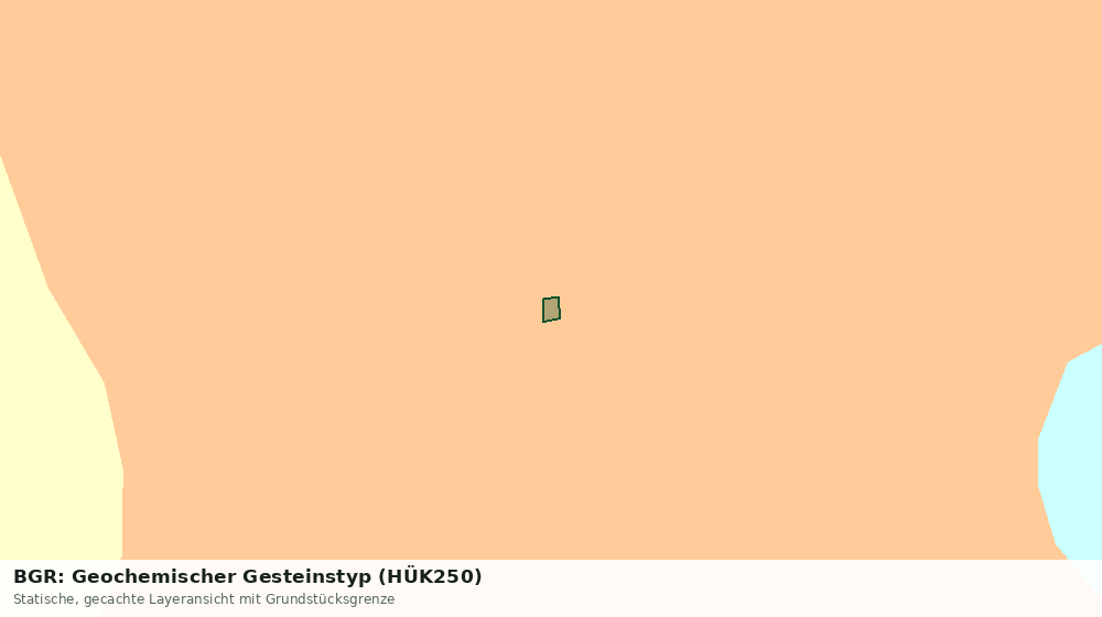 Statische Kartenansicht: BGR: Geochemischer Gesteinstyp (HÜK250)