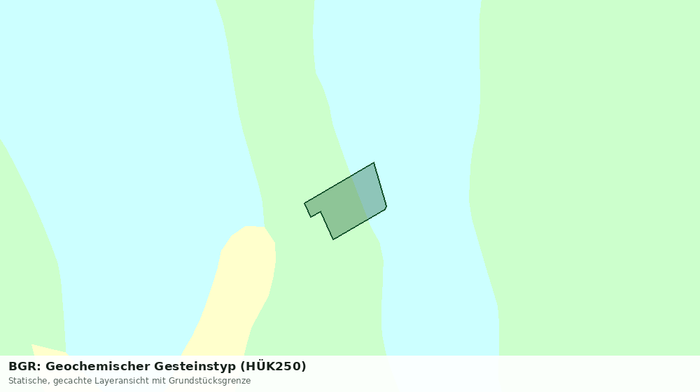 Statische Kartenansicht: BGR: Geochemischer Gesteinstyp (HÜK250)