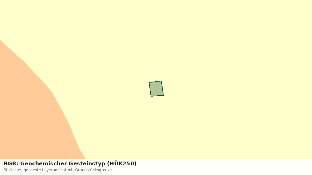Statische Kartenansicht: BGR: Geochemischer Gesteinstyp (HÜK250)
