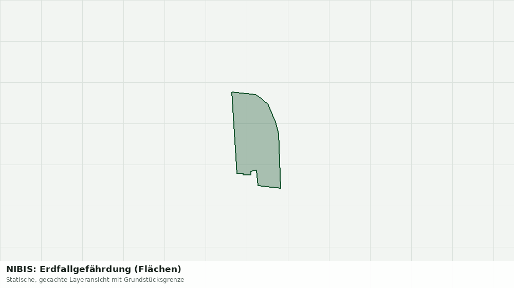 Statische Kartenansicht: NIBIS: Erdfallgefährdung (Flächen)