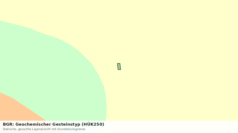 Statische Kartenansicht: BGR: Geochemischer Gesteinstyp (HÜK250)
