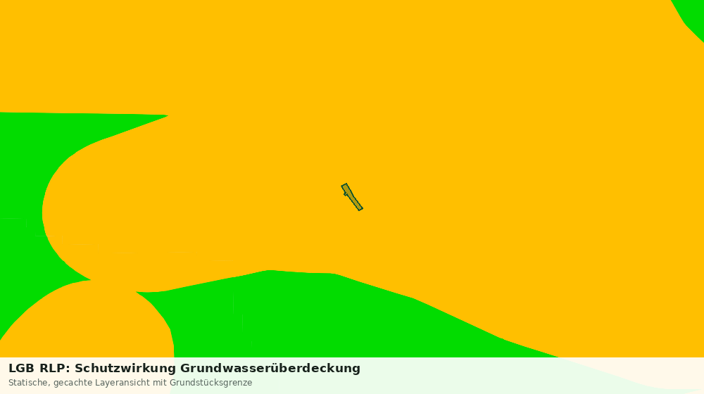 Statische Kartenansicht: LGB RLP: Schutzwirkung Grundwasserüberdeckung