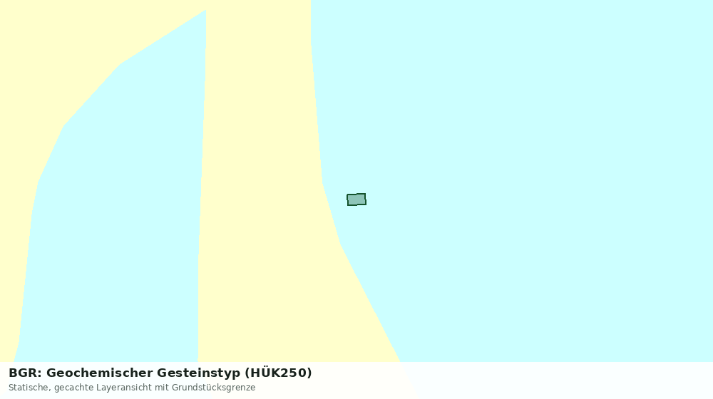 Statische Kartenansicht: BGR: Geochemischer Gesteinstyp (HÜK250)