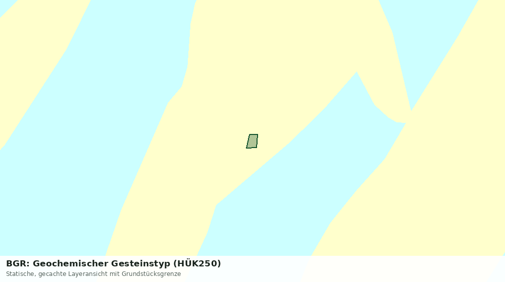 Statische Kartenansicht: BGR: Geochemischer Gesteinstyp (HÜK250)