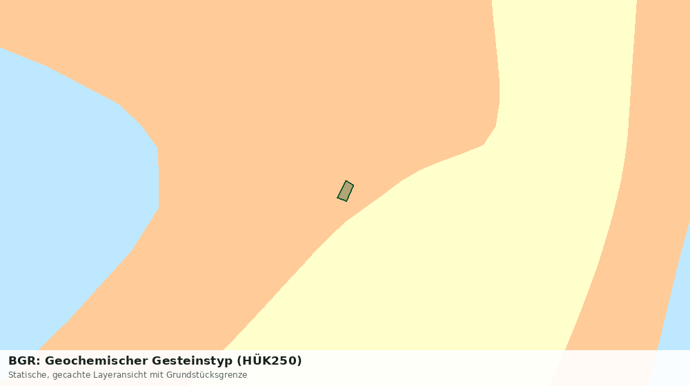Statische Kartenansicht: BGR: Geochemischer Gesteinstyp (HÜK250)