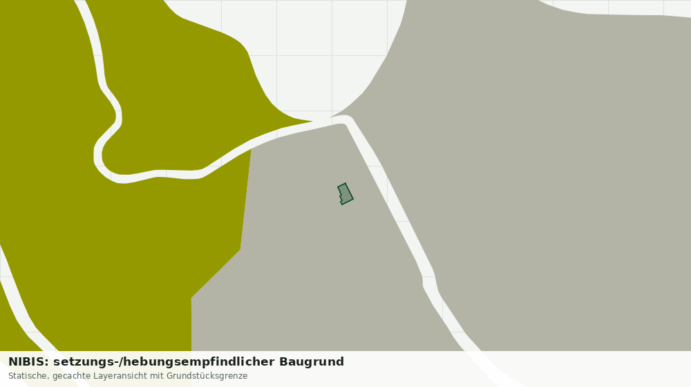 Statische Kartenansicht: NIBIS: setzungs-/hebungsempfindlicher Baugrund