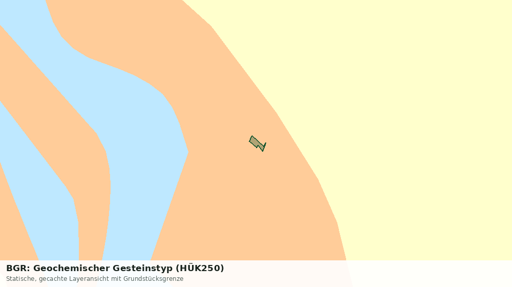 Statische Kartenansicht: BGR: Geochemischer Gesteinstyp (HÜK250)