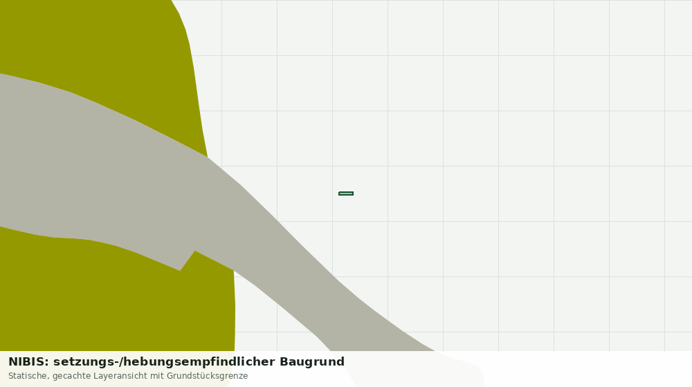 Statische Kartenansicht: NIBIS: setzungs-/hebungsempfindlicher Baugrund