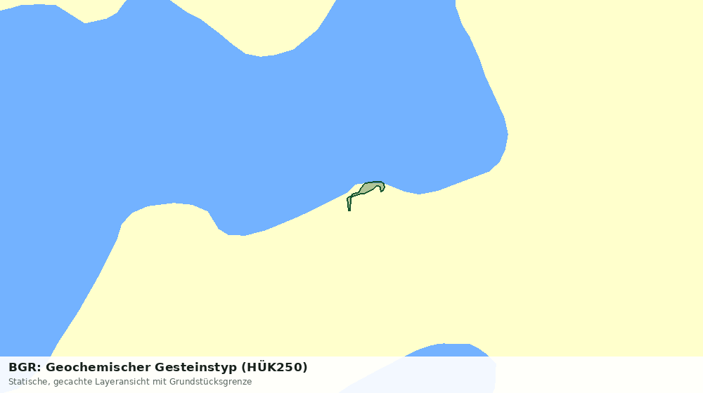 Statische Kartenansicht: BGR: Geochemischer Gesteinstyp (HÜK250)