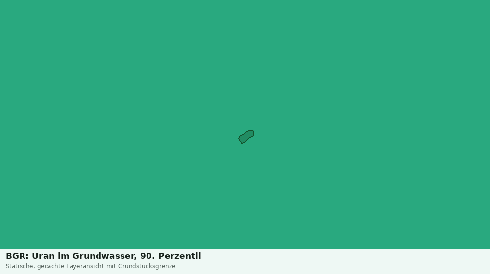 Statische Kartenansicht: BGR: Uran im Grundwasser, 90. Perzentil
