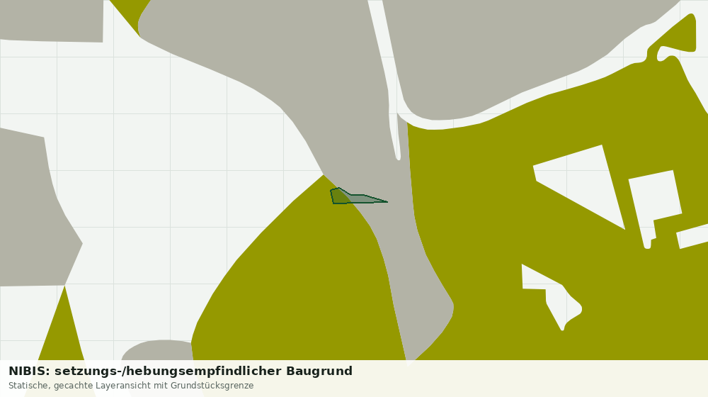 Statische Kartenansicht: NIBIS: setzungs-/hebungsempfindlicher Baugrund