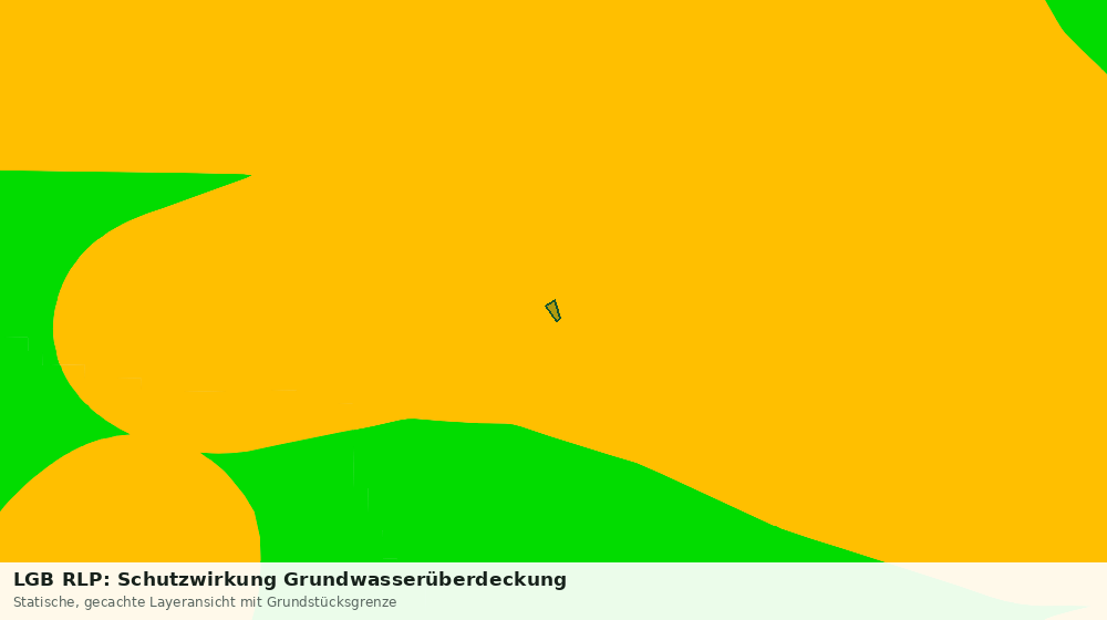 Statische Kartenansicht: LGB RLP: Schutzwirkung Grundwasserüberdeckung