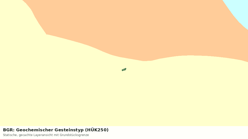 Statische Kartenansicht: BGR: Geochemischer Gesteinstyp (HÜK250)