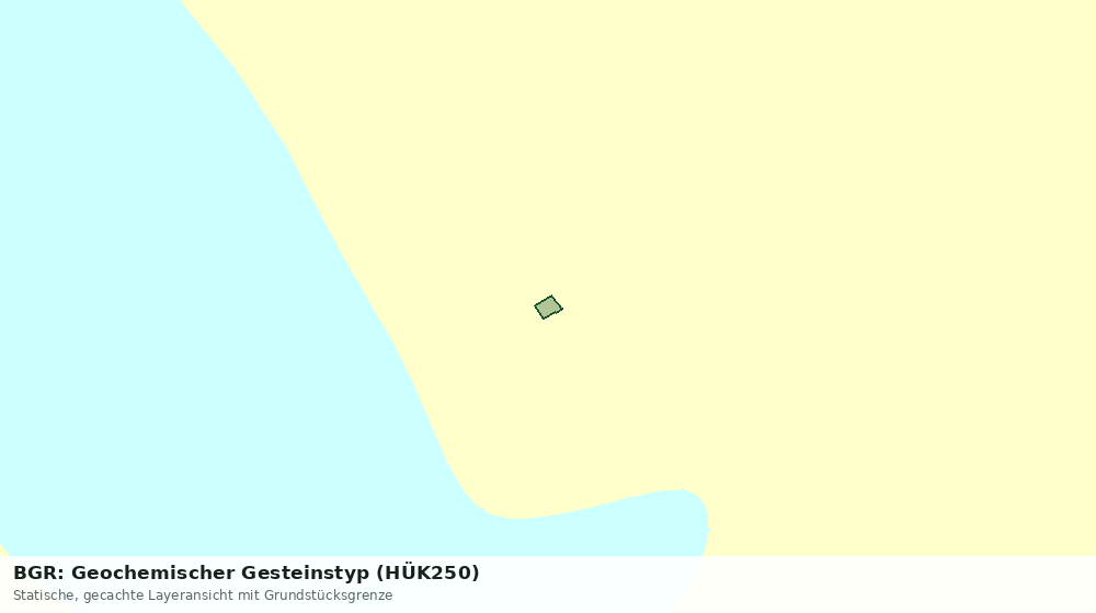 Statische Kartenansicht: BGR: Geochemischer Gesteinstyp (HÜK250)