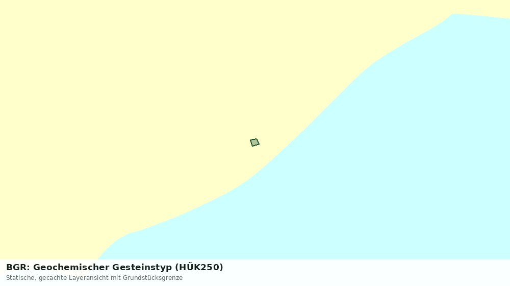 Statische Kartenansicht: BGR: Geochemischer Gesteinstyp (HÜK250)