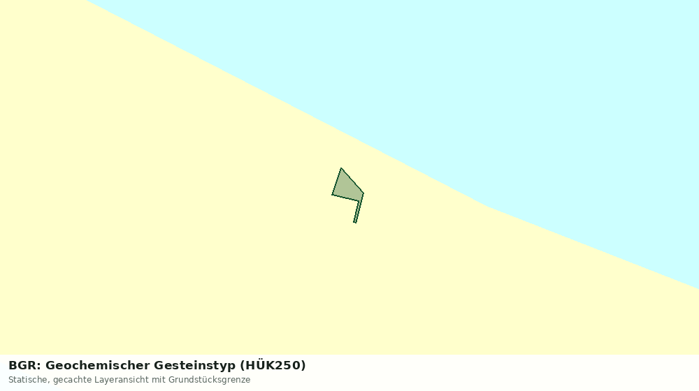 Statische Kartenansicht: BGR: Geochemischer Gesteinstyp (HÜK250)