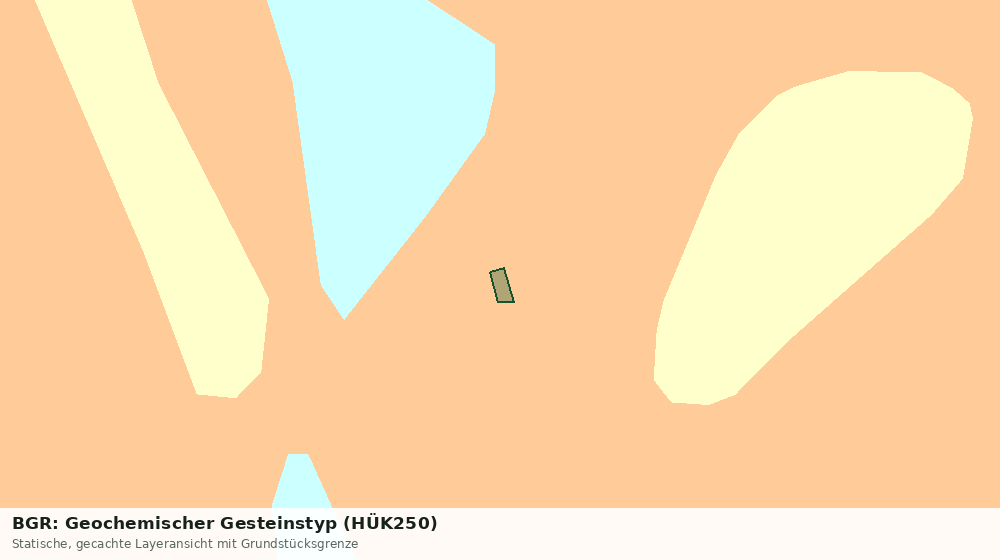 Statische Kartenansicht: BGR: Geochemischer Gesteinstyp (HÜK250)