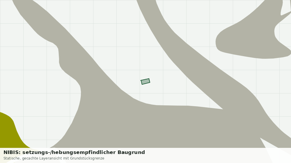 Statische Kartenansicht: NIBIS: setzungs-/hebungsempfindlicher Baugrund