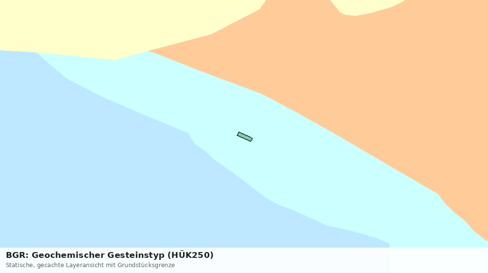 Statische Kartenansicht: BGR: Geochemischer Gesteinstyp (HÜK250)