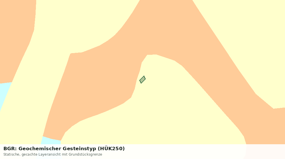 Statische Kartenansicht: BGR: Geochemischer Gesteinstyp (HÜK250)