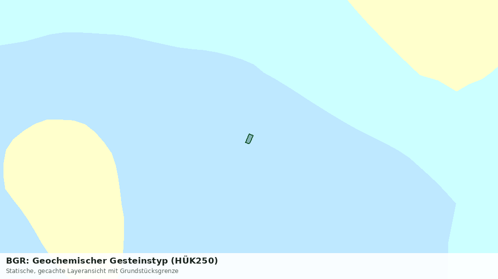Statische Kartenansicht: BGR: Geochemischer Gesteinstyp (HÜK250)