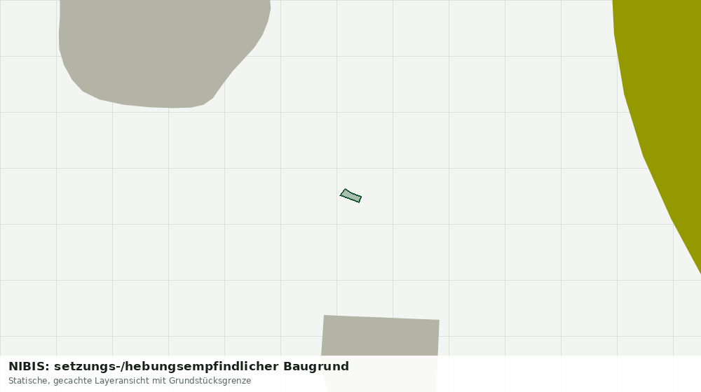 Statische Kartenansicht: NIBIS: setzungs-/hebungsempfindlicher Baugrund
