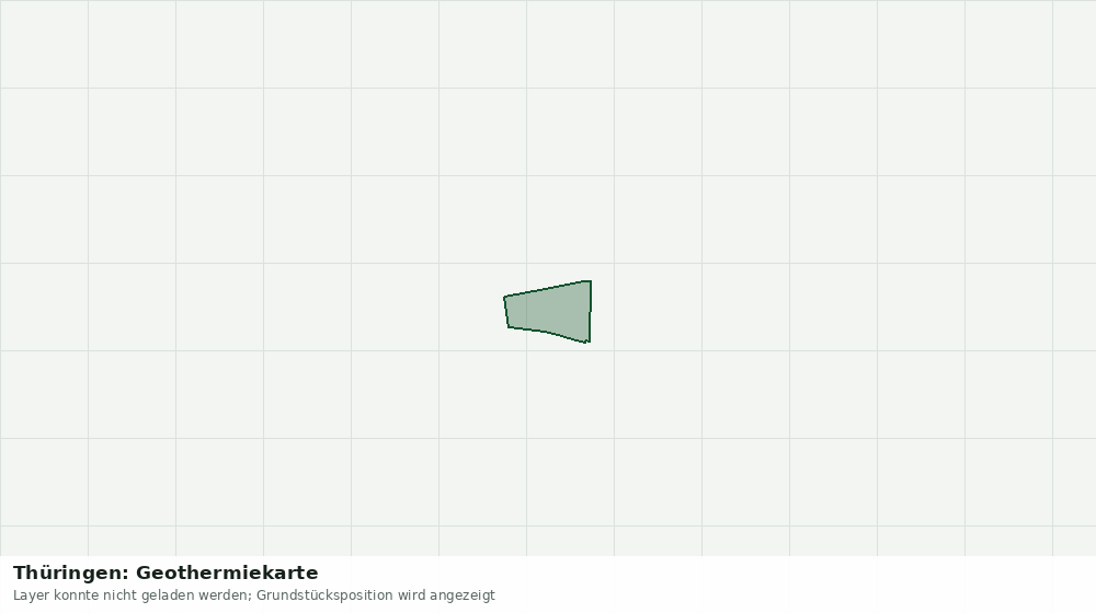 Statische Kartenansicht: Thüringen: Geothermiekarte