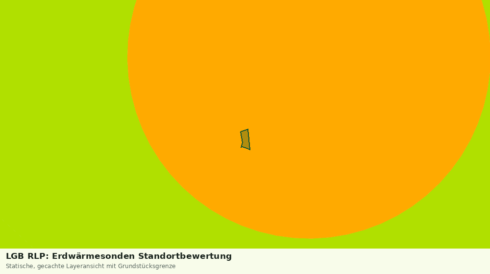 Statische Kartenansicht: LGB RLP: Erdwärmesonden Standortbewertung
