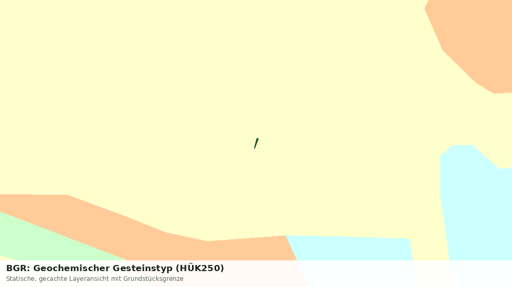 Statische Kartenansicht: BGR: Geochemischer Gesteinstyp (HÜK250)