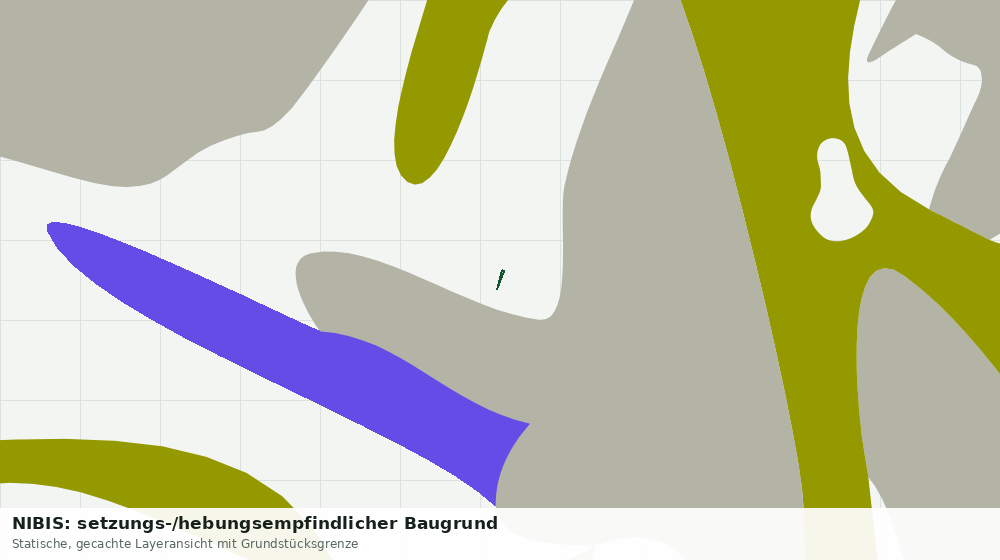 Statische Kartenansicht: NIBIS: setzungs-/hebungsempfindlicher Baugrund