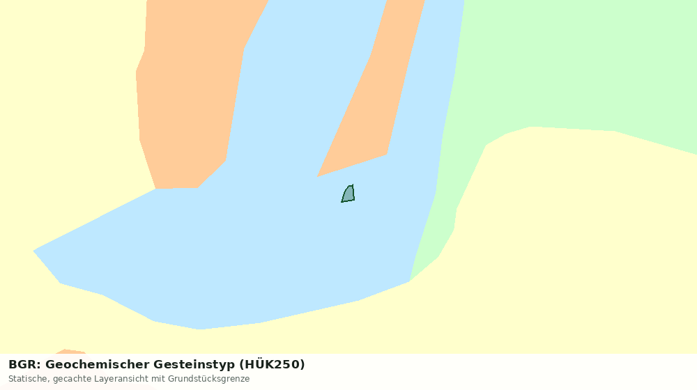 Statische Kartenansicht: BGR: Geochemischer Gesteinstyp (HÜK250)