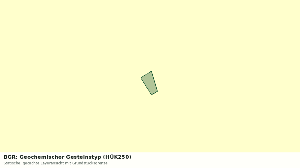 Statische Kartenansicht: BGR: Geochemischer Gesteinstyp (HÜK250)