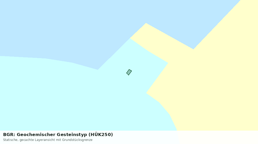 Statische Kartenansicht: BGR: Geochemischer Gesteinstyp (HÜK250)