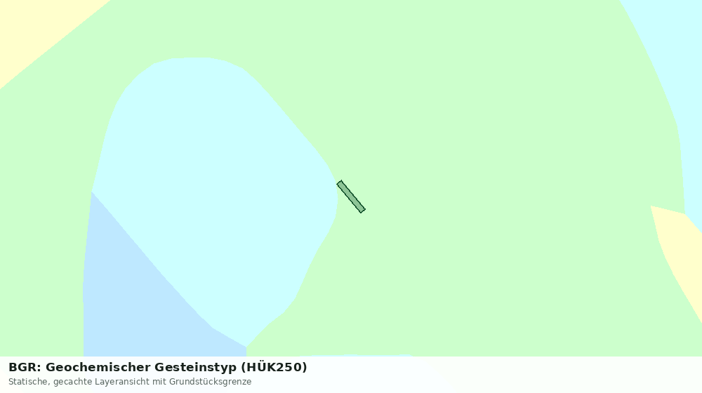 Statische Kartenansicht: BGR: Geochemischer Gesteinstyp (HÜK250)