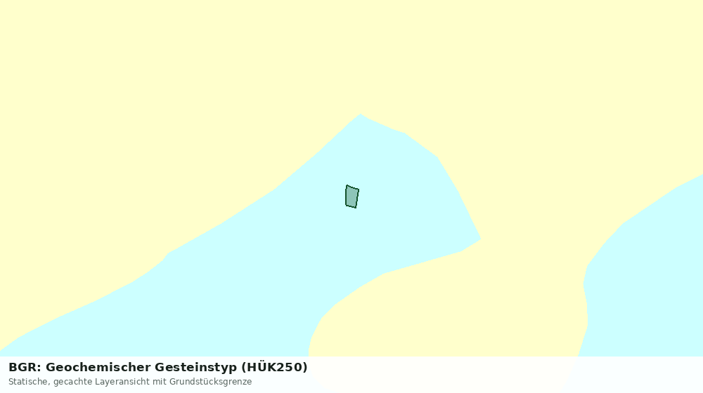 Statische Kartenansicht: BGR: Geochemischer Gesteinstyp (HÜK250)