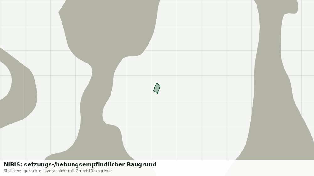 Statische Kartenansicht: NIBIS: setzungs-/hebungsempfindlicher Baugrund