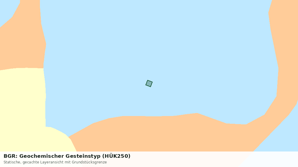 Statische Kartenansicht: BGR: Geochemischer Gesteinstyp (HÜK250)