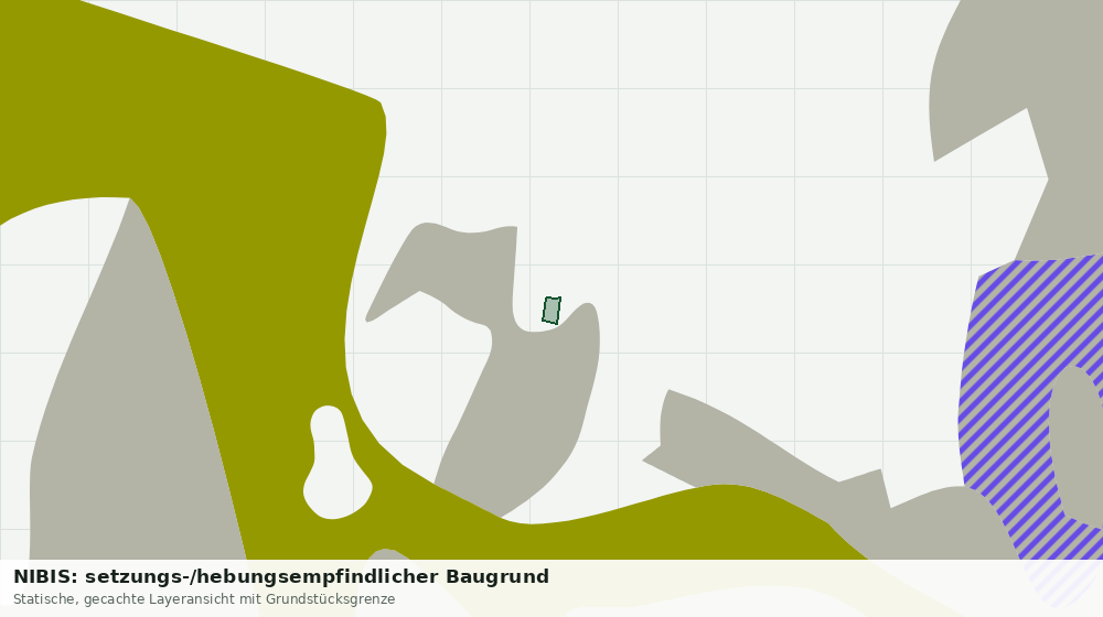 Statische Kartenansicht: NIBIS: setzungs-/hebungsempfindlicher Baugrund