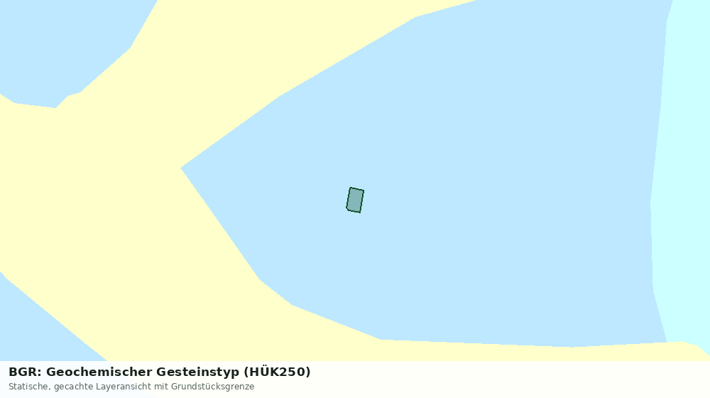 Statische Kartenansicht: BGR: Geochemischer Gesteinstyp (HÜK250)