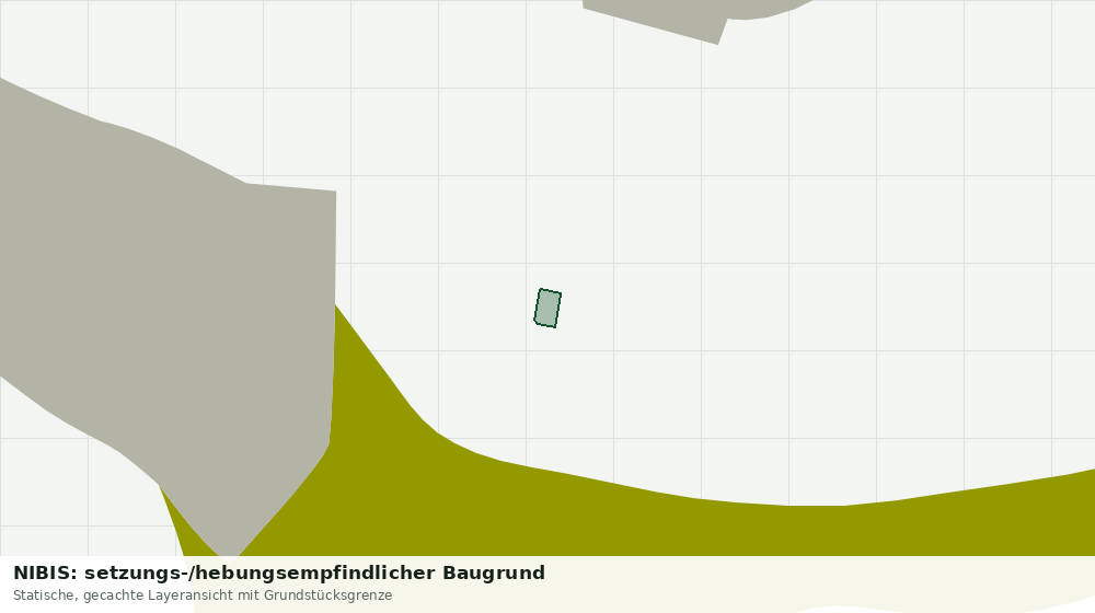 Statische Kartenansicht: NIBIS: setzungs-/hebungsempfindlicher Baugrund