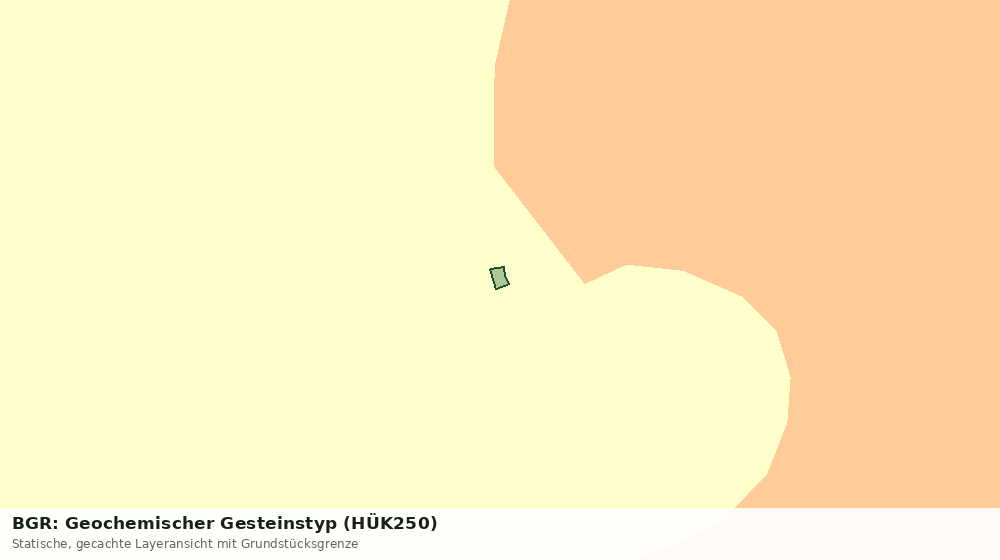 Statische Kartenansicht: BGR: Geochemischer Gesteinstyp (HÜK250)