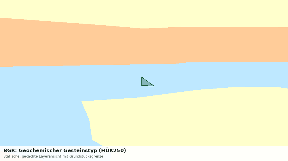 Statische Kartenansicht: BGR: Geochemischer Gesteinstyp (HÜK250)