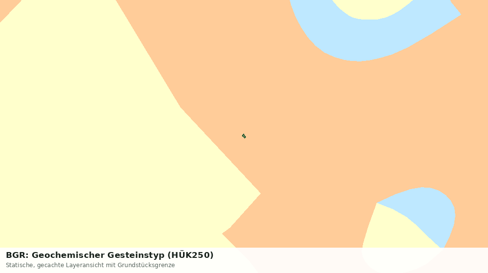 Statische Kartenansicht: BGR: Geochemischer Gesteinstyp (HÜK250)